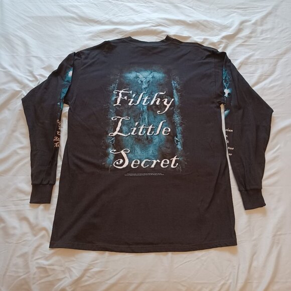 Y2K 2005 Cradle of Filth "Filthy Little Secret" Long Sleeve T-Shirt Adult XL - Picture 2 of 16